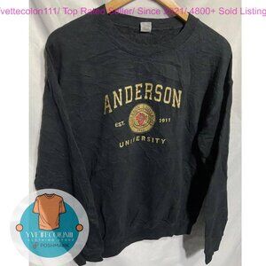 anderson University sweatshirt shirt black - Loose fit